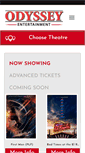 Mobile Screenshot of odysseytheatres.com